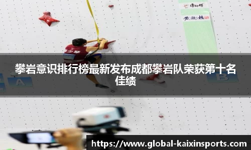 攀岩意识排行榜最新发布成都攀岩队荣获第十名佳绩